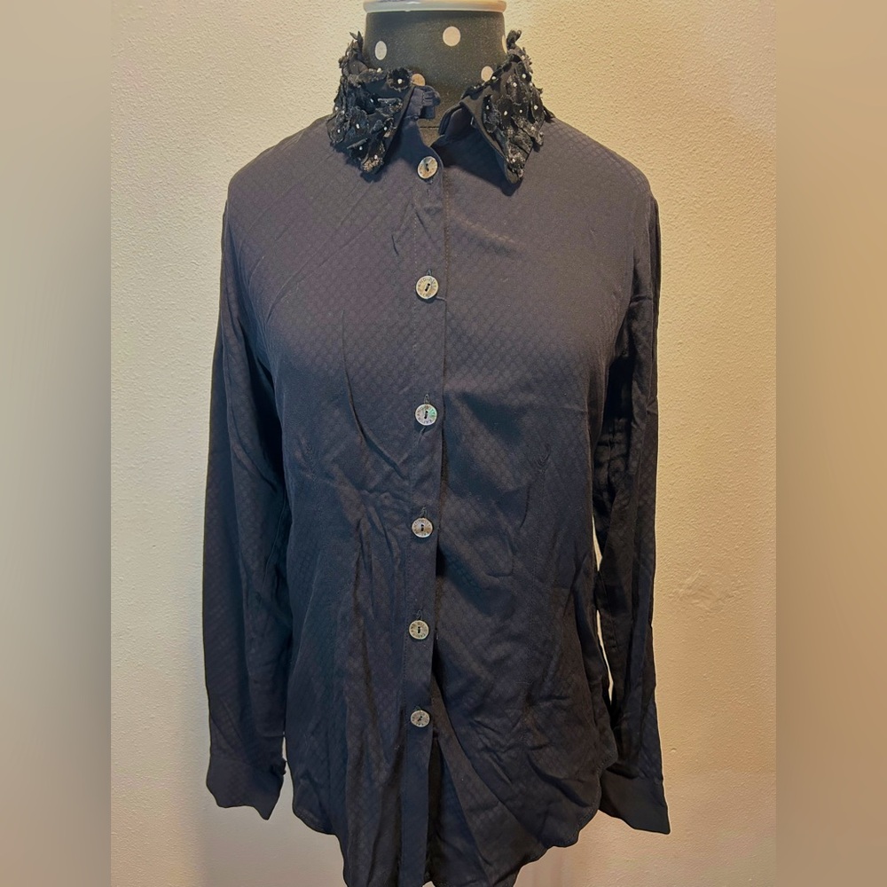 NWT Bitte Kai Rand Women’s Jacquard Viscose Shirt, size S